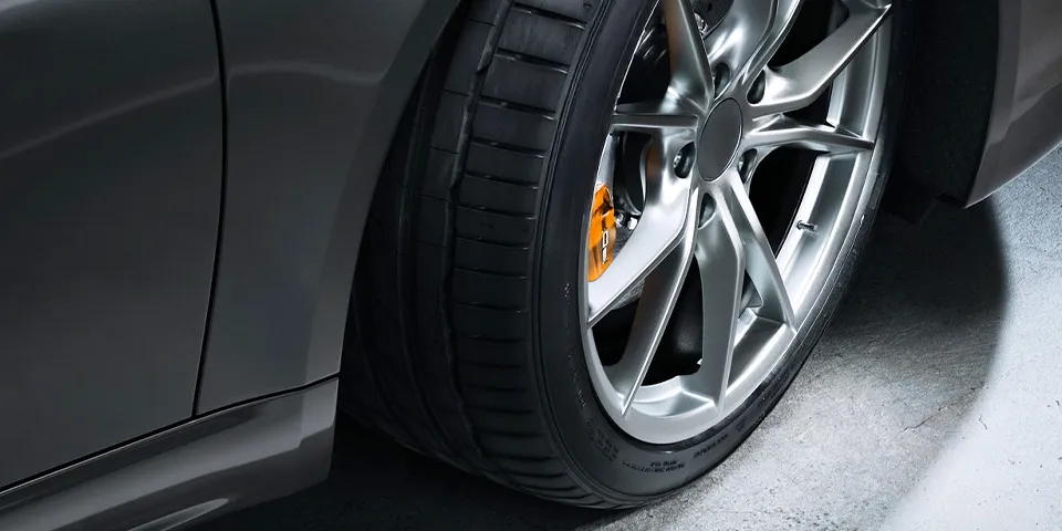 Atlander tyre on wheel