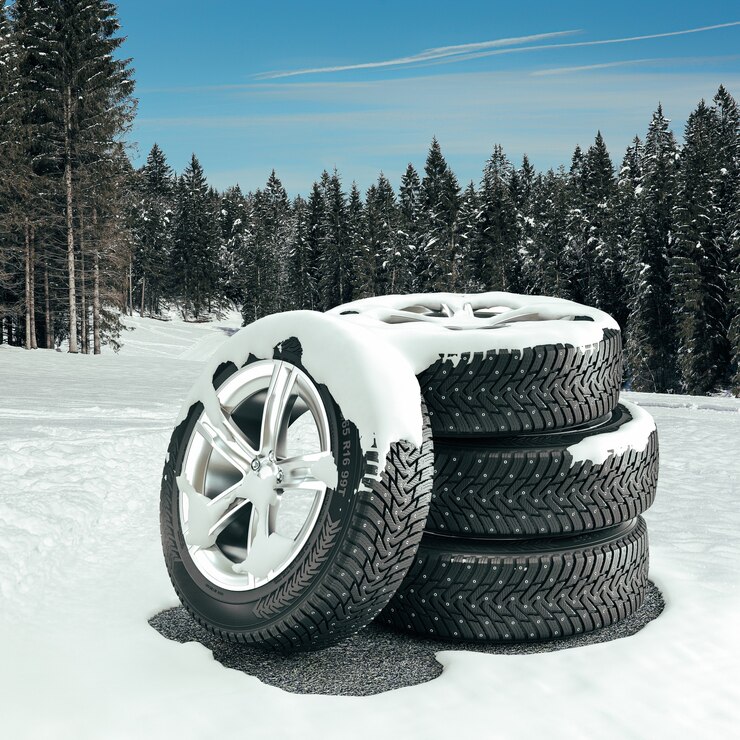 Winter tyres with sports rims