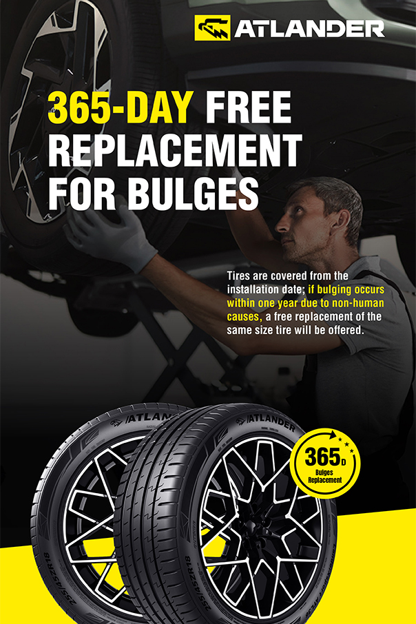 365-day free replacement for bulges